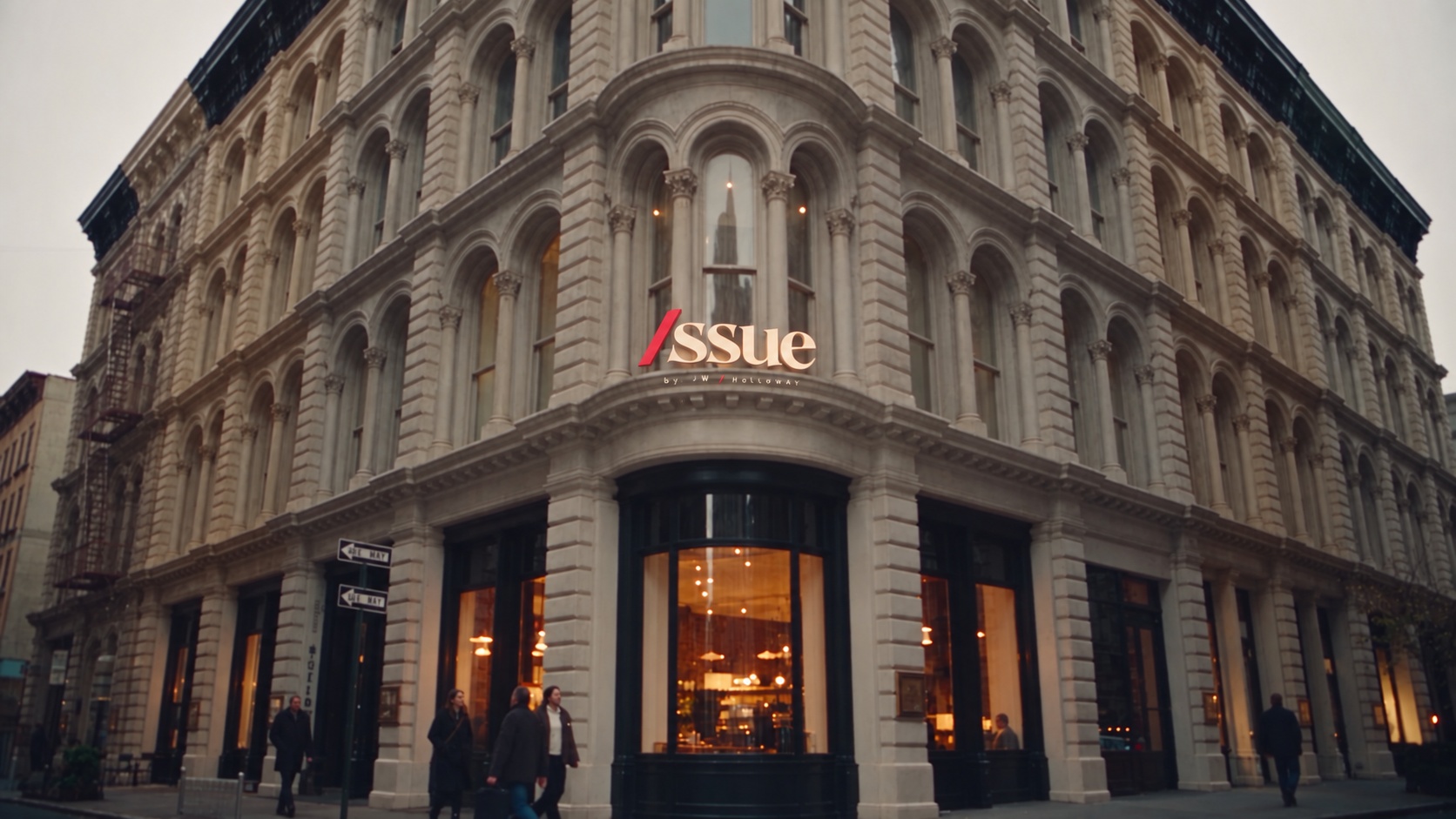 The grand New York building welcoming friends to /ssue
