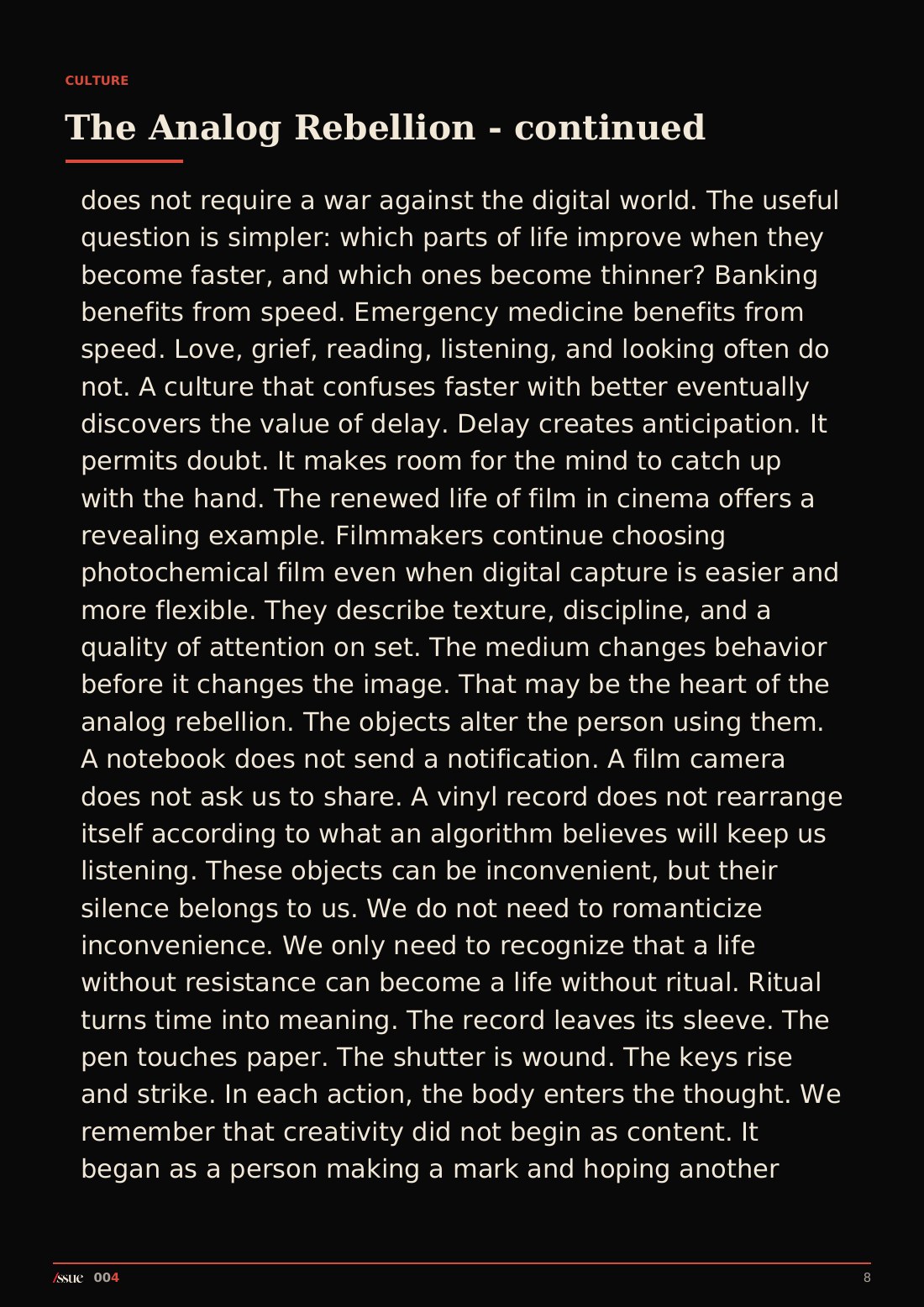 Page 8 of The Analog Rebellion