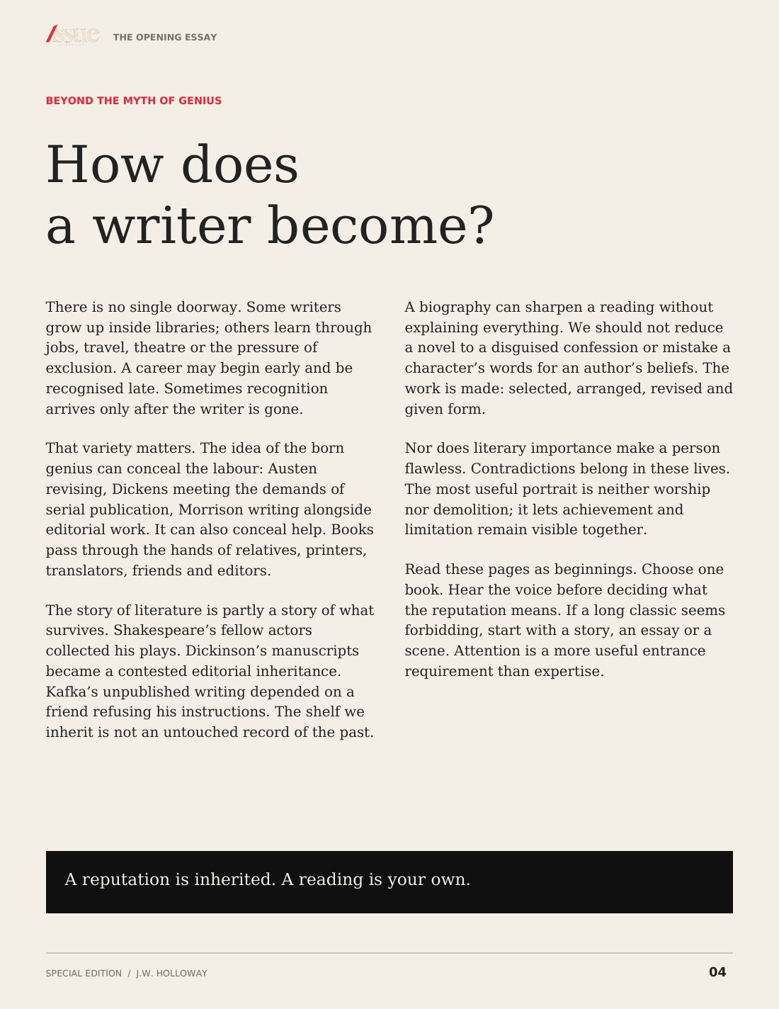 Page 4 of The Lives Behind the Books